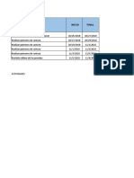 Diagrama Gantt