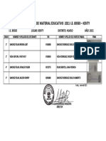 Acta de Entrega de Material Educativo 2021 I