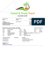 Electronic Ticket For 09t767 Departure Date 20-11-2021