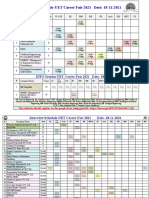 Te Schedule-UET Career Fair 2021 Date: 18-11-2021