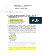 Ativ Av (Resolvida) 2°NPC - MICROBIOLOGIA CLÍNICA I