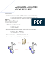 Routing and Remote Access Trên Windows Server