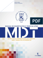 Manual de Dissertações e Teses - MDT - 2021