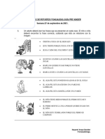 ACTIVIDAD PREKINDER RELACION FRASE IMAGEN