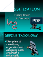 Classification: Finding Order in Diversity