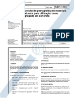 NBR 07389 - 1992 - Apreciacao Petrografica de Materiais Naturais para Utilizacao Como Agregado em Concreto