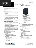 Yokogawa CMZ700B - GyroCompass GS 30oct99 E