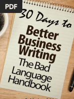 Download 30 Days to Better Business Writing by mstibbe SN54437814 doc pdf