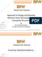 Bharat Fritz Werner. Approach To Design and Develop Machine Tools Technologies and Composite Structures