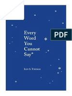 1449495087-Every Word You Cannot Say by Iain S. Thomas