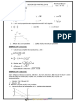 Devoir de Contrôle N°2 - Math - 1ère AS (2015-2016) MR Chaari Bechir