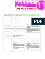 El Punto y Los Dos Puntos para Primer Grado de Secundaria