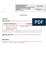 Modelo de Plano de Aula - Atletismo