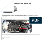 Disposición de Los Fusibles Chrysler Sebring 2007