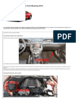 Ubicación y asignación de fusibles Ford Mustang 2015