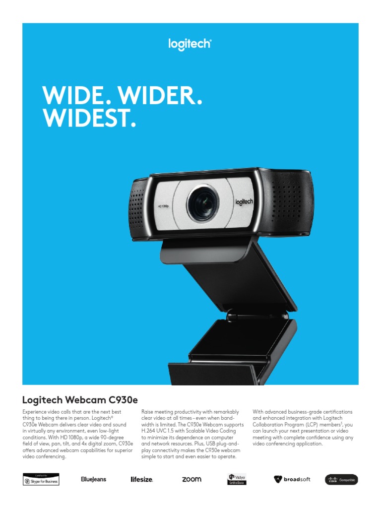 Logitech HD Webcam C930e