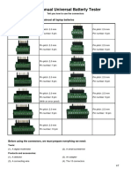 Poloso RFNT-3 - Battery Tester - User Manual