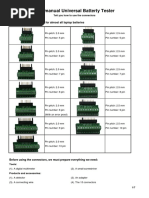 Poloso RFNT-3 - Battery Tester - User Manual