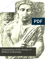 Transactions of The Society of Biblical Archaeology