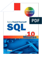 SQL in 10 Minutes A Day, Sams Teach Yourself (5th Edition) - Ben Forta