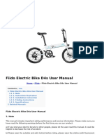 Fiido Electric Bike d4s Manual