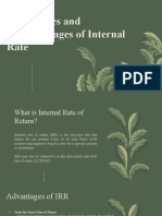 Internal Rate of Return (IRR) Advantages and Disadvantages Explained