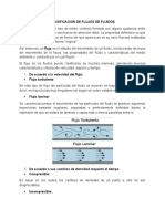 Clasificacion de Flujos de Fluidos