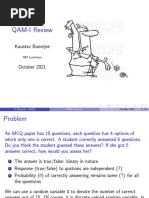 QAM I Review