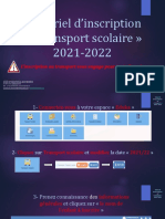 Tutoriel Dinscription TRANSPORT SCOLAIRE