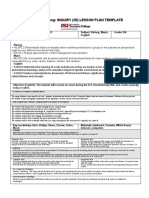 History in A Song: Inquiry (5E) Lesson Plan Template: Evidence of Mastery (Measurable)