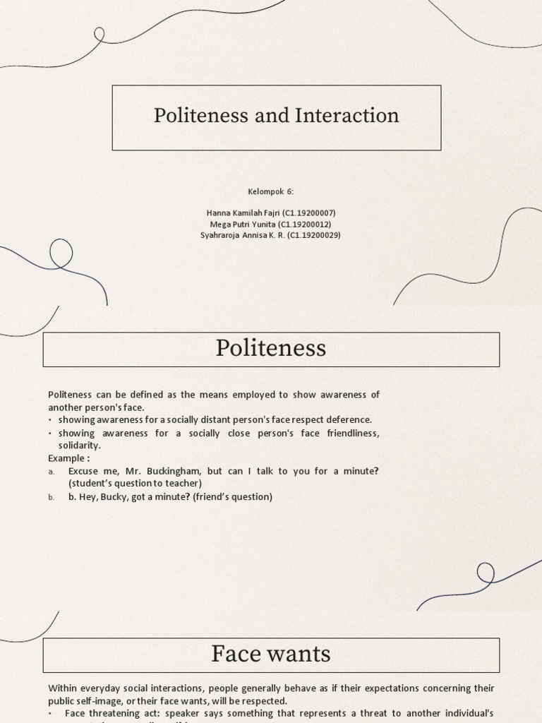Politeness Strategies in Interaction | PDF | Human Communication