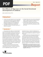Download The Effects of Day Care on the Social-Emotional Development of Children by The Heritage Foundation SN54439344 doc pdf