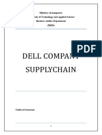 Dell Company Supply Chain
