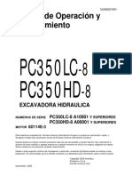 O&M PC350LC-8 A10001 GSAM021800