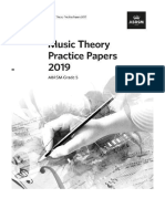 Music Theory Practice Papers 2019 Grade 5 - Theory of Music & Musicology