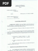 Counter-Affidavit Mario Joel Reyes Aka JTR