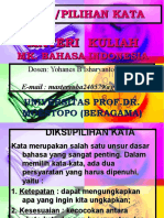 Diksi Dan Pilihan Kata