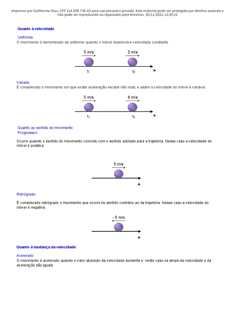 Mru e Mruv Com Exercícios Resolvidos - Passei Direto | PDF | Velocidade ...
