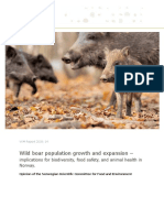Wild Boar Population Growth and Expansion - Implications For Biodiversity, Food Safety, and Animal Health in Norway