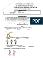 Soal Pas Pjok KLS 2 SMT 1 2021