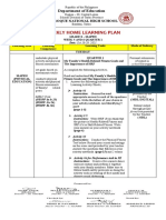 Weekly Home Learning Plan: Department of Education