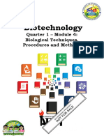 Biotechnology8 q1 Mod4 Biologicaltechniques v1-1