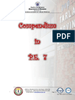 Compendium in P.E. 7: Department of Education