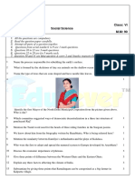 Social Science Class 6 Sample Paper 1