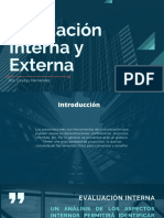 Evaluación Interna y Externa