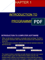 Introduction To Programming