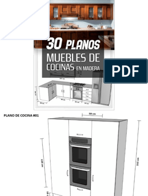cuchara Lo siento Majestuoso 30 Planos para Hacer Cocinas de Madera | PDF