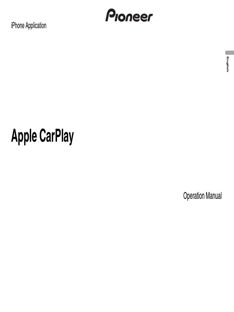 Apple Car Play PDF I Phone Ios