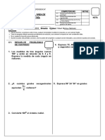 Evaluación Bimestral Trigonometría 3ro - Fila b