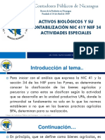 Contabilización de activos biológicos según NIC 41 y NIIF 34